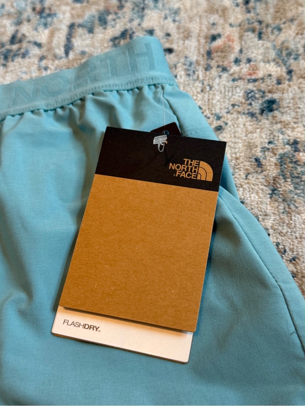The North Face Women's Teal Athletic Running Shorts - Picture 4 of 8